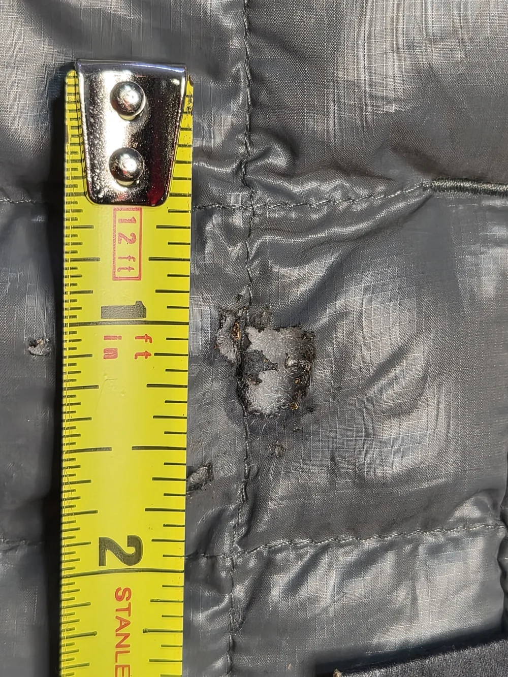 The North Face Men’s Gray Quilted Puffer Jacket